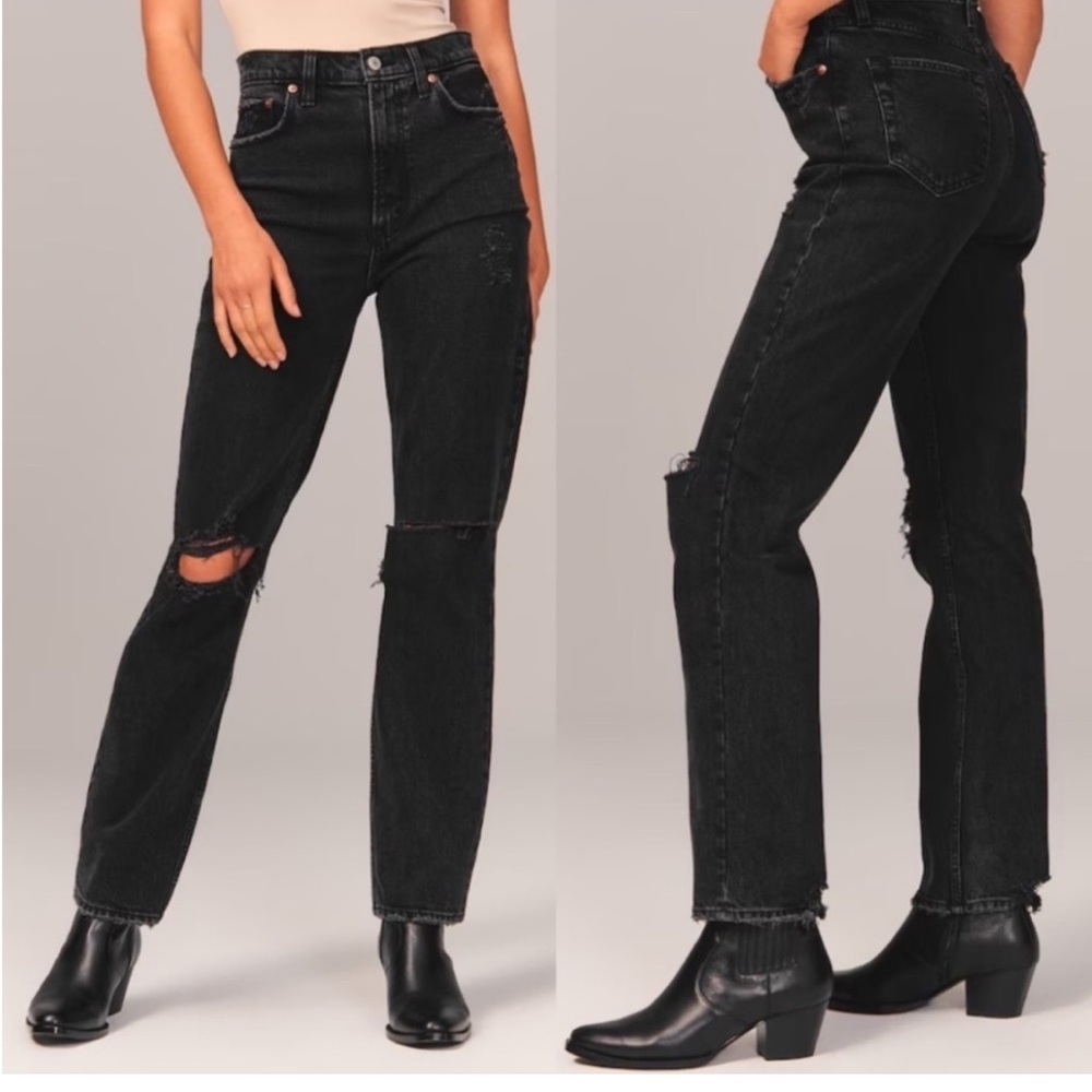 Abercrombie & Fitch The 90s Straight Ultra High Rise jeans, size 27